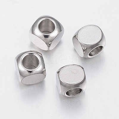 Tarnish Resistant 304 Stainless Steel Beads STAS-H426-02-5MM-1