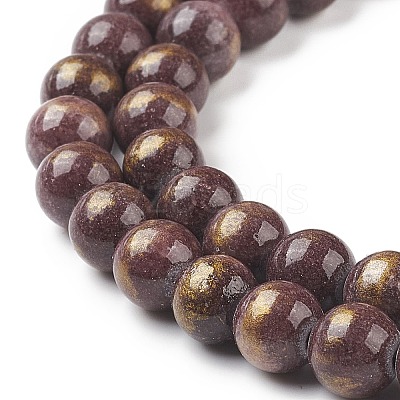 Natural Mashan Jade Beads Strands G-P232-01-L-8mm-1