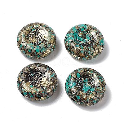 Opaque Retro Acrylic Beads OACR-H019-38-1