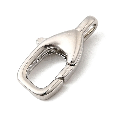 Brass Lobster Claw Clasps KK-I364-03P-1