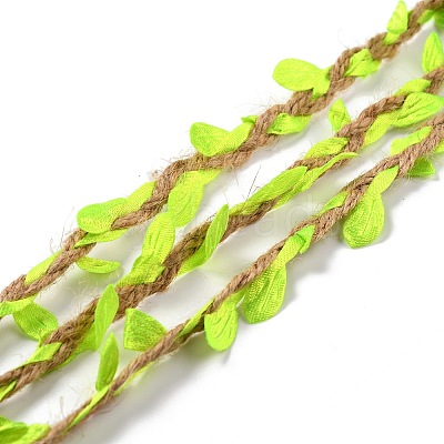 DIY Wreath Foliage Green Leaves Ribbon Decorative LS-OCOR-M007-01B-1