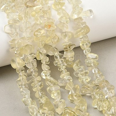 Natural Lemon Quartz(Heated) Beads Strands GG-NH0005-A01-01-1