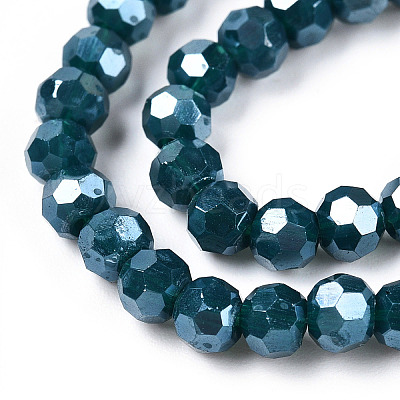 Opaque Glass Beads Strands LS-EGLA-A035-P4mm-A36-1