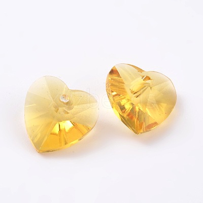 Romantic Valentines Ideas Glass Charms X-G030V10mm-03-1