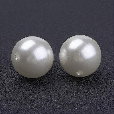 Imitated Pearl Acrylic Beads PACR-20D-12-1