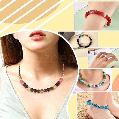 2 Bag Glass Round Beads Set JX547K-1