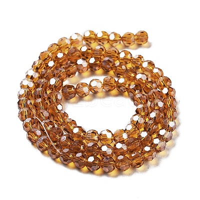 Electroplate Transparent Glass Beads Strands LS-EGLA-A035-T4mm-A04-1