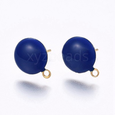 Ion Plating(IP) 304 Stainless Steel Stud Earring Findings STAS-P203-A03-02-1
