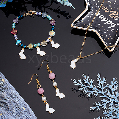 Alloy Enamel Pendants ENAM-AR0001-07-1