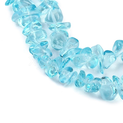Transparent Glass Beads Strands GLAA-Z009-01E-1