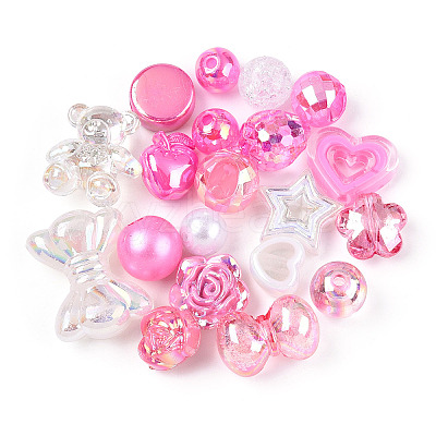 Acrylic Beads MACR-M040-01F-1