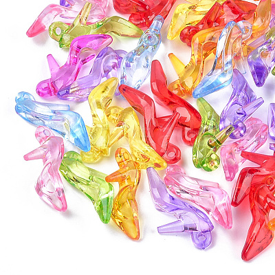 Transparent Acrylic Pendants X-TACR-T005-01-1