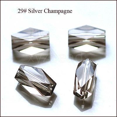 Imitation Austrian Crystal Beads SWAR-F055-8x4mm-29-1