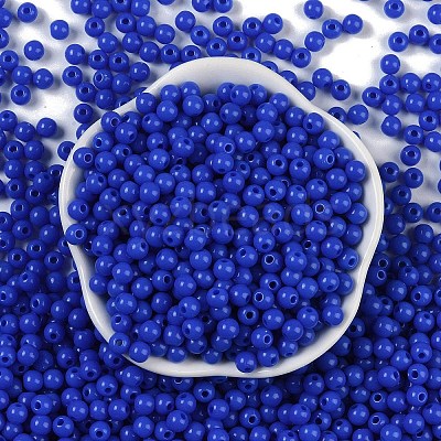 Opaque Acrylic Beads SACR-A007-01C-26-1
