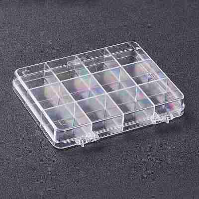 (Defective Closeout Sale: Scratch) Rectangle Polystyrene Bead Storage Containers CON-XCP0001-50-1