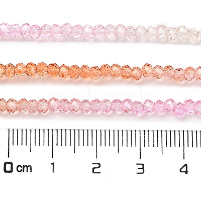 Transparent Painted Glass Beads Strands DGLA-A034-T2mm-A20-1