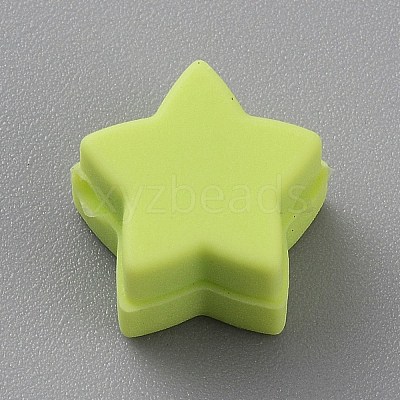 Star Silicone Focal Beads SIL-TAC0008-08H-1