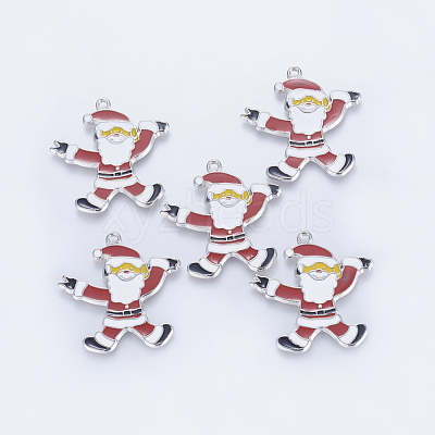 Alloy Enamel Pendants LFP007Y-1