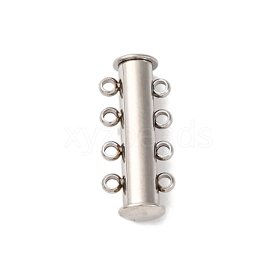 304 Stainless Steel Slide Lock Clasps STAS-A117-07B-P-1