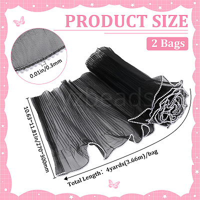 2 Bags Organza Flower Wrapping Bouquet Paper DIY-GF0009-26C-1