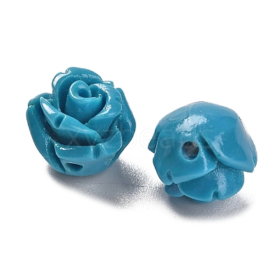 Synthetic Coral Carved Beads CORA-H003-01B-28-1