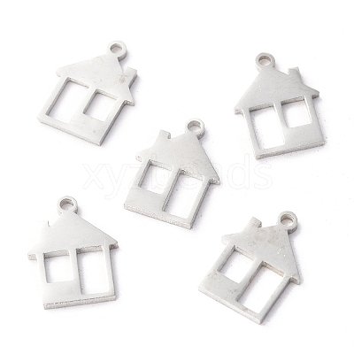 Non-Tarnish 304 Stainless Steel Charms STAS-O142-39P-1