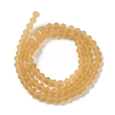 Imitate Austrian Crystal Frosted Glass Beads Strands EGLA-A039-T6mm-MD18-1
