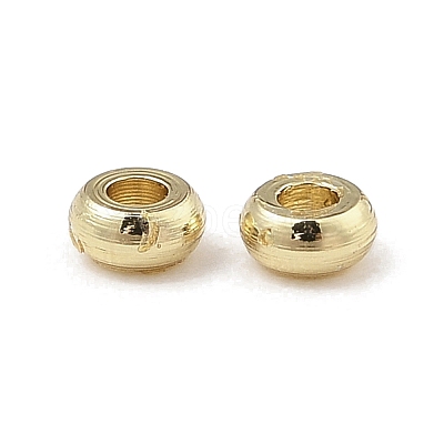 Rack Plating Brass Spacer Beads KK-A235-02G-01-1