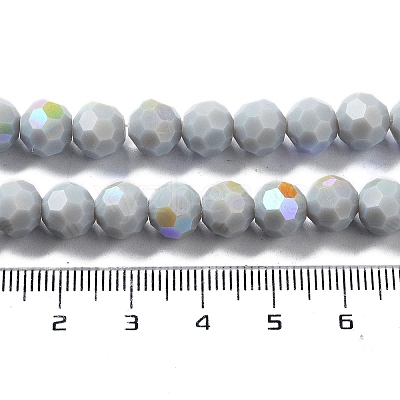 Opaque Glass Beads Strands EGLA-A035-P8mm-L22-1