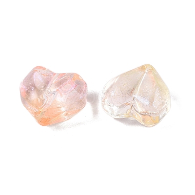 Baking Paint Transparent Glass Beads DGLA-N022-02G-1