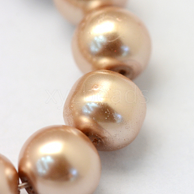 Baking Paint Glass Pearl Bead Strands HY-Q003-3mm-11-1