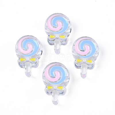 Transparent Acrylic Beads X-ACRC-S039-04-1