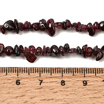 Natural Garnet Beads Strands G-P406-55-1