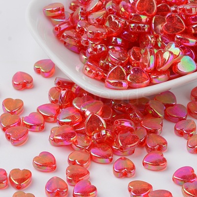 Eco-Friendly Transparent Acrylic Beads X-PL539-806-1