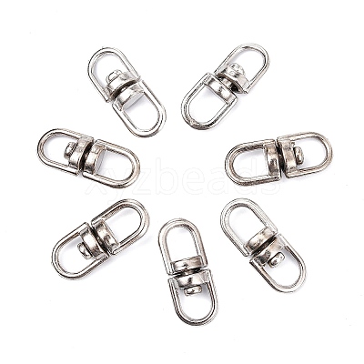 Alloy Double Eye Swivel Clasps LS-PALLOY-E385-14P-1