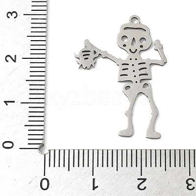 201 Stainless Steel Pendants STAS-G366-02P-01-1