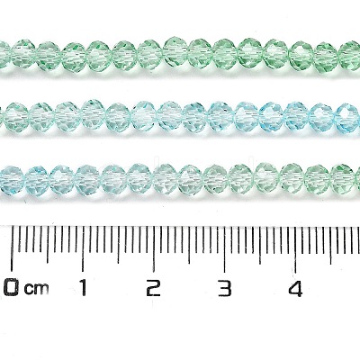 Transparent Painted Glass Beads Strands DGLA-A034-T3mm-A16-1