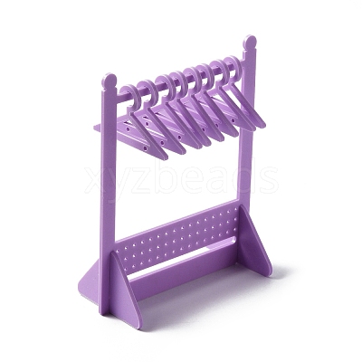 Opaque Acrylic Earring Display Stands EDIS-WH0029-14E-1