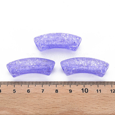 Transparent Crackle Acrylic Beads CACR-S009-001B-N47-1