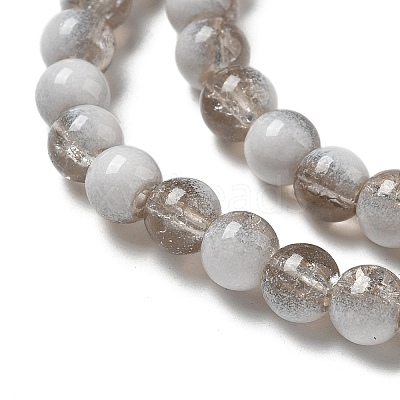 Crackle Glass Beads X1-GLAA-U001-6mm-06-1