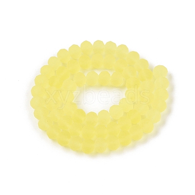 Transparent Glass Beads Strands EGLA-A044-T8mm-MD29-1