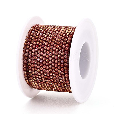Iron Rhinestone Cup Chains CH-T006-05B-07-1