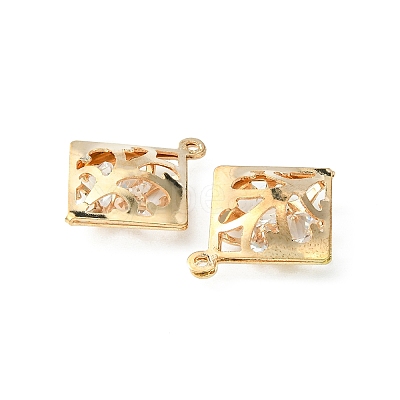 Crystal Glass Rhinestone Pendants IFIN-E020-08KCG-1