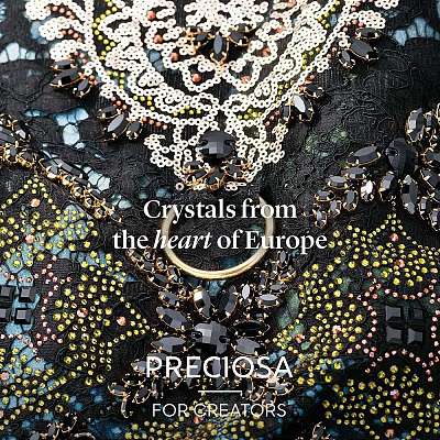 Preciosa® Crystal Hotfix Flatback Stones Y-PRC-HSS16-70350-1
