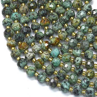 Natural African Turquoise Beads Strands G-K389-E46-01-1