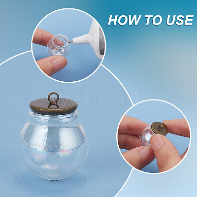 30Pcs 3 Colors Iron Bead Cap Pendant Bails STAS-PH0004-67-1