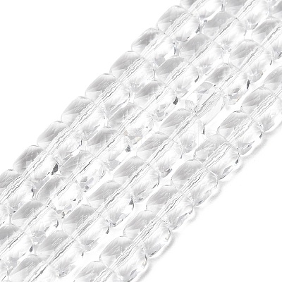 Transparent Glass Beads Strands GLAA-L050-A18-1