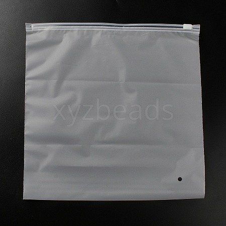 Transparent PE Jewelry Zip Top Storage Bags ABAG-H114-01F-1
