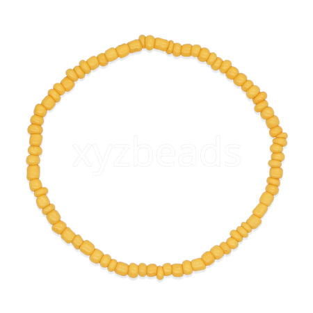 Glass Seed Beads Stretch Bracelets ZE8223-3-1