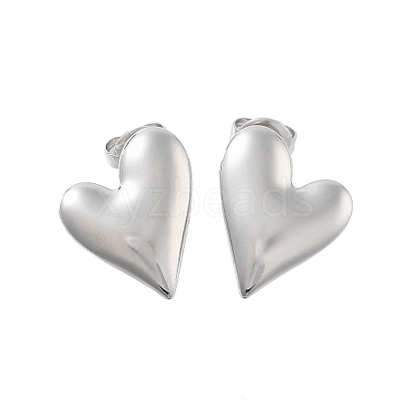 Non-Tarnish 304 Stainless Steel Stud Earrings EJEW-P258-12P-1